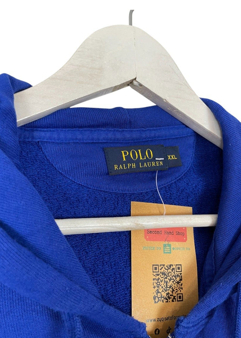 Ανδρική Ζακέτα POLO RALPH LAUREN με ψιλή πλέξη σε Μπλε Ηλεκτρίκ (2XL)