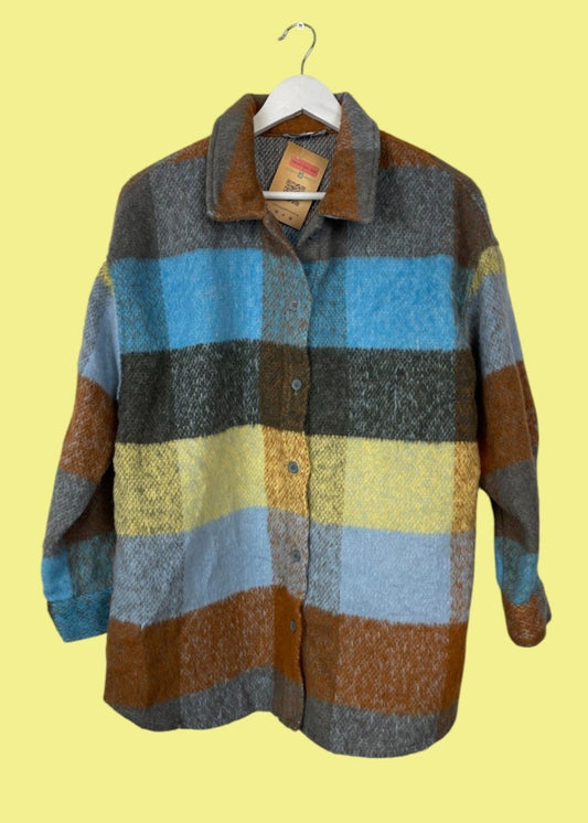 Γυναικείο, Καρό Τζάκετ / Χονδρό Πουκάμισο PRIMARK σε Παστέλ χρώματα (Medium)