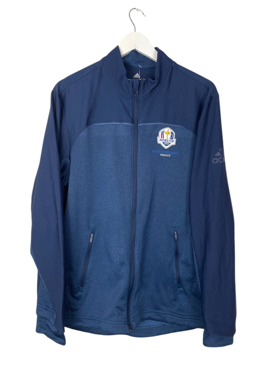 Ανδρική Αθλητική Ζακέτα ADIDAS σε Σκούρο Μπλε χρώμα (Medium)