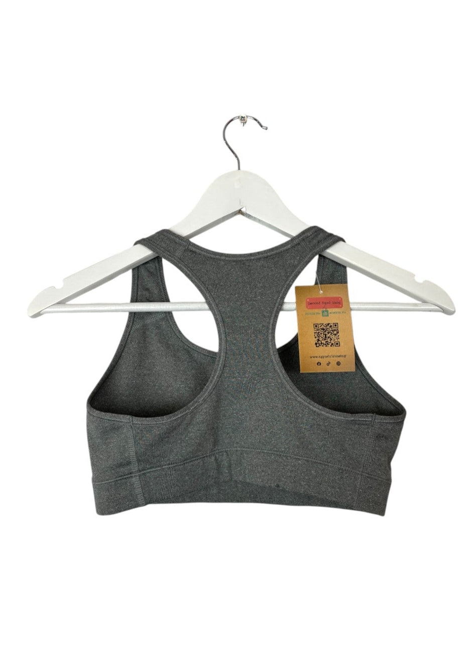 Γυναικείο Αθλητικό Μπουστάκι NIKE σε Γκρι χρώμα (XS/S)