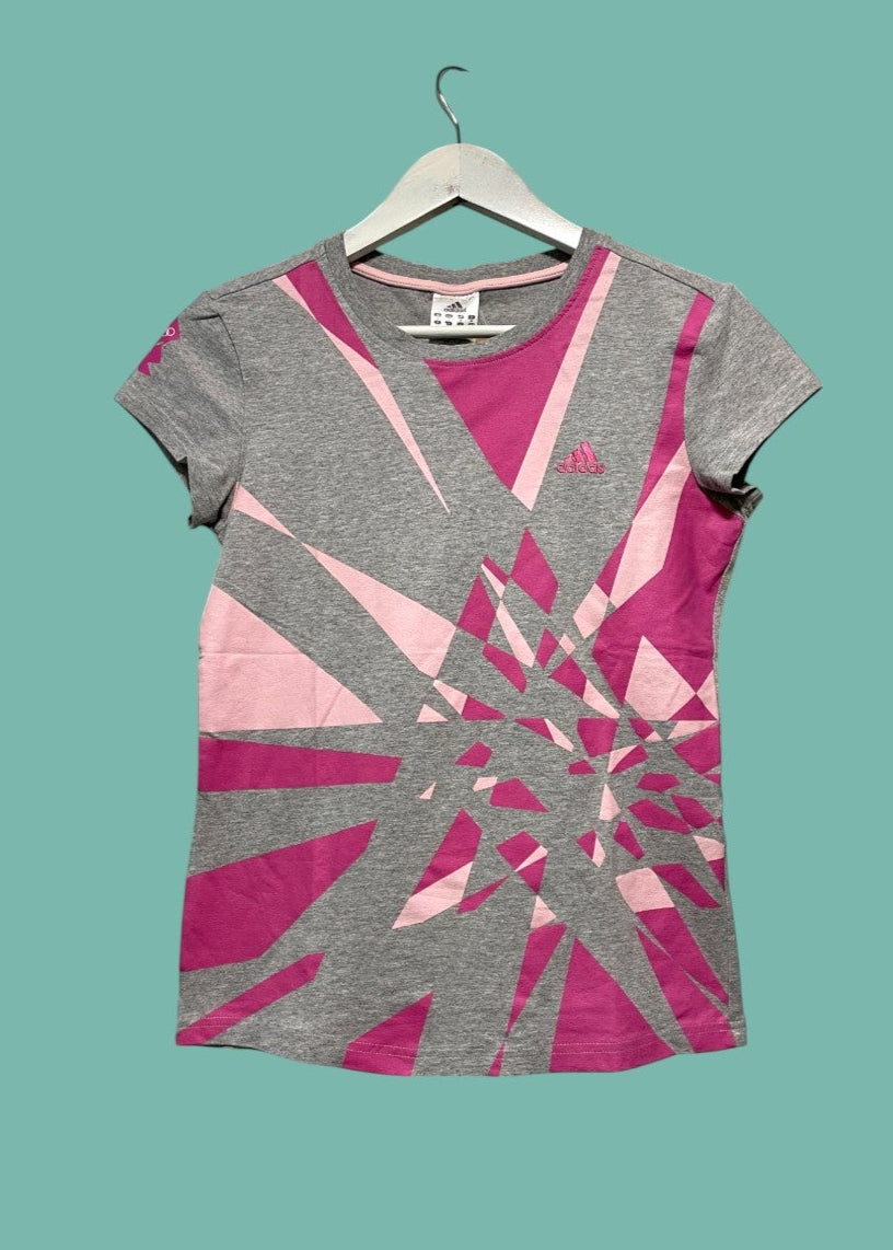 Αθλητικό Γυναικείο T-Shirt ADIDAS σε Γκρι Χρώμα (Small)