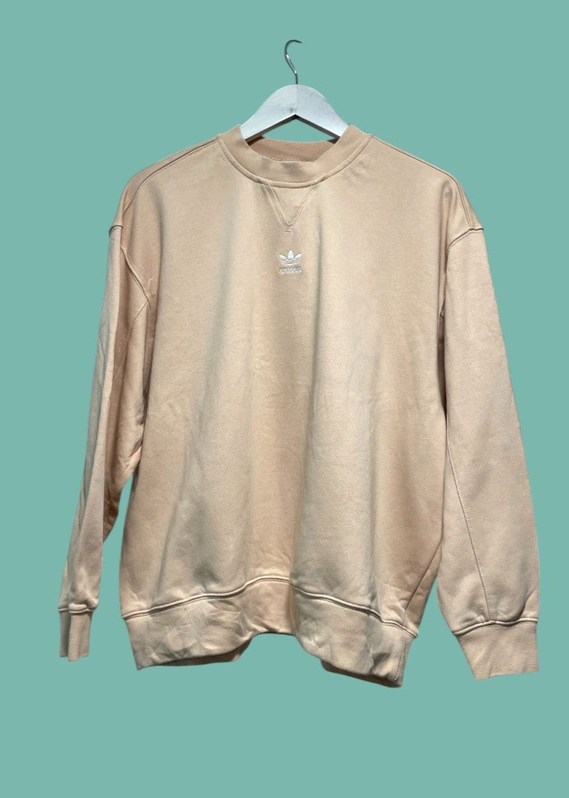 Γυναικεία Φούτερ Μπλούζα ADIDAS σε Ανοιχτό Ροδακινί χρώμα (Small)