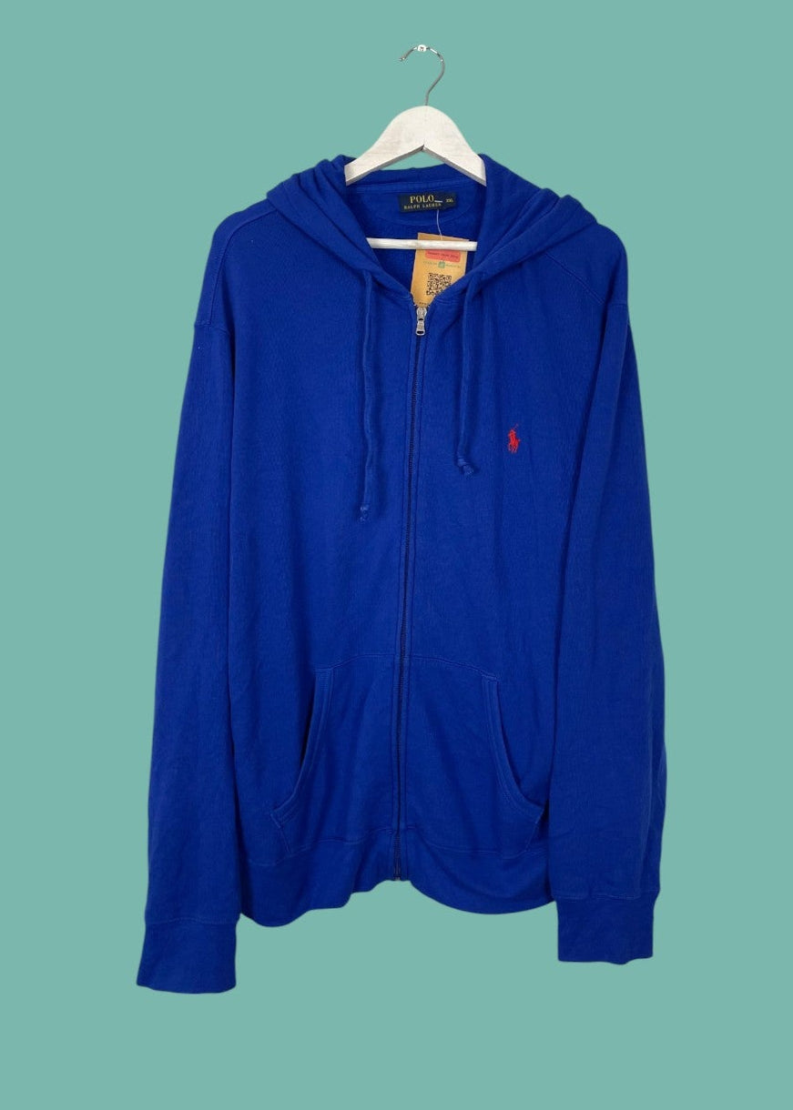 Ανδρική Ζακέτα POLO RALPH LAUREN με ψιλή πλέξη σε Μπλε Ηλεκτρίκ (2XL)