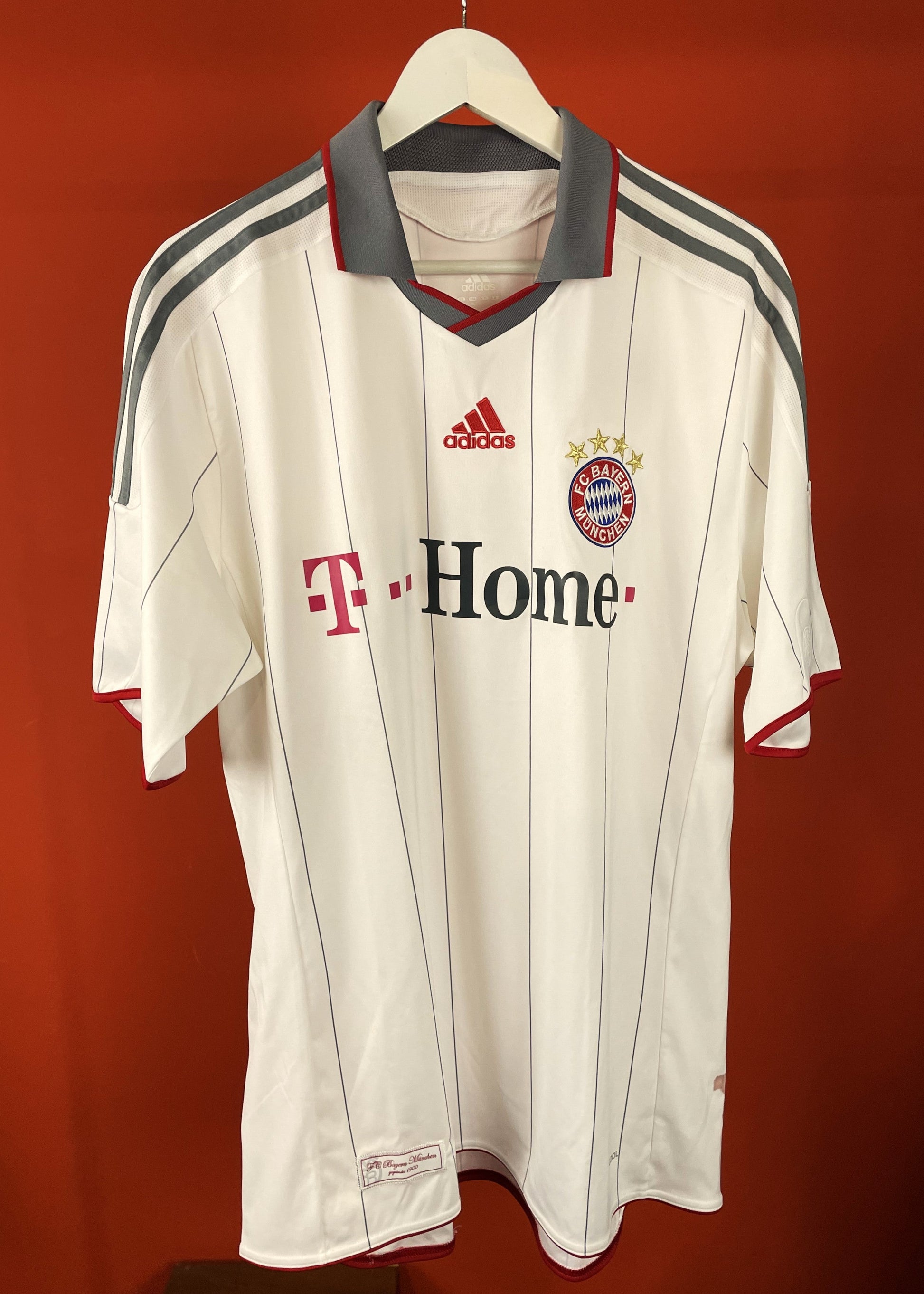 Ποδοσφαιρική Φανέλα BAYERN - MUNCHEN CHAMPIONS LEAGUE 2009-2010 by ADIDAS (XL)