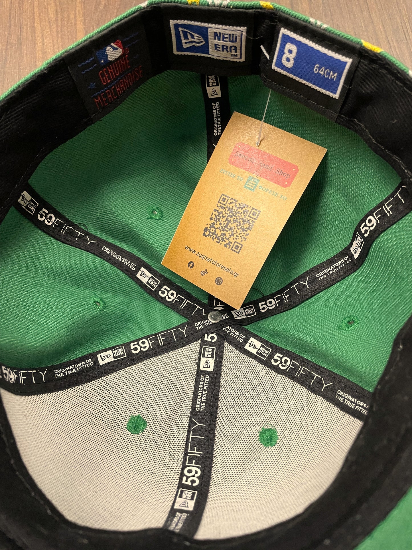 Ανδρικό Καπέλο Τζόκεϊ GENUINE MERCHANDISE New Era σε Πράσινο χρώμα