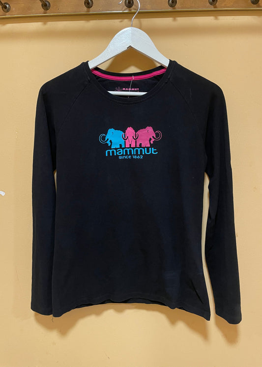 Γυναικεία Σπορ Μπλούζα MAMMUT σε Μαύρο χρώμα (Small)
