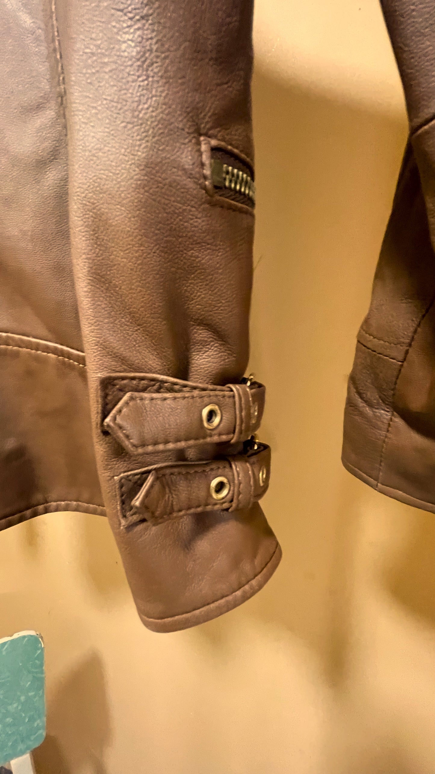 Δερμάτινο Γυναικείο Τζάκετ MICHAEL KORS σε Καφέ χρώμα (XS)