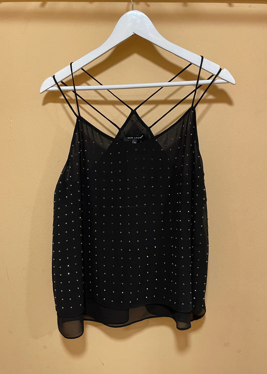 Γυναικεία Μπλούζα με Τιράντες NEW LOOK σε Μαύρο Χρώμα (Medium)