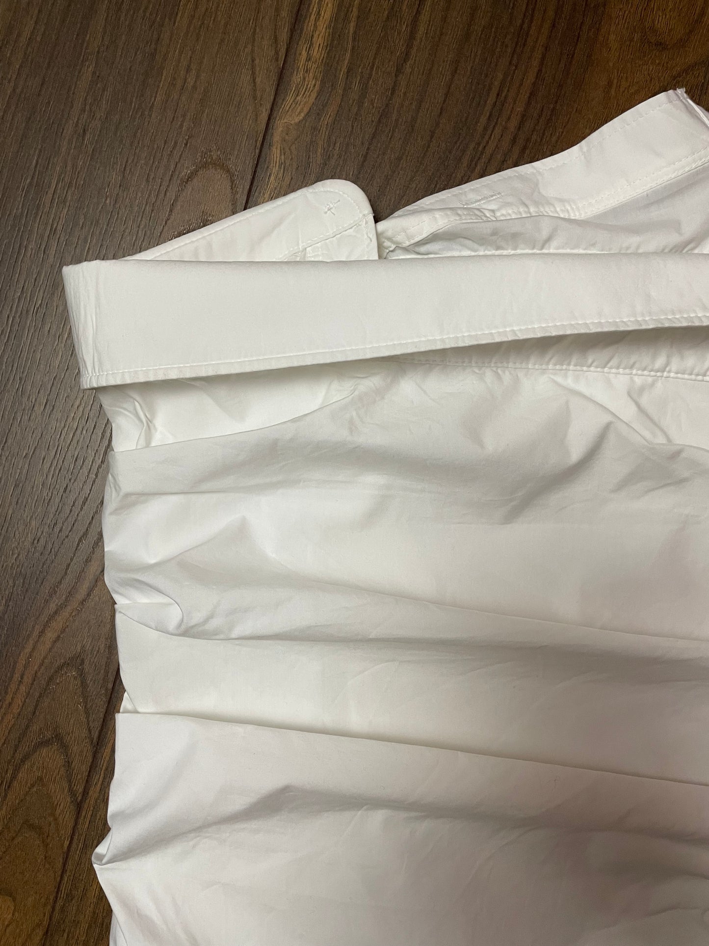 Στράπλες Γυναικεία Μπλούζα ZARA σε Λευκό Χρώμα (Small)