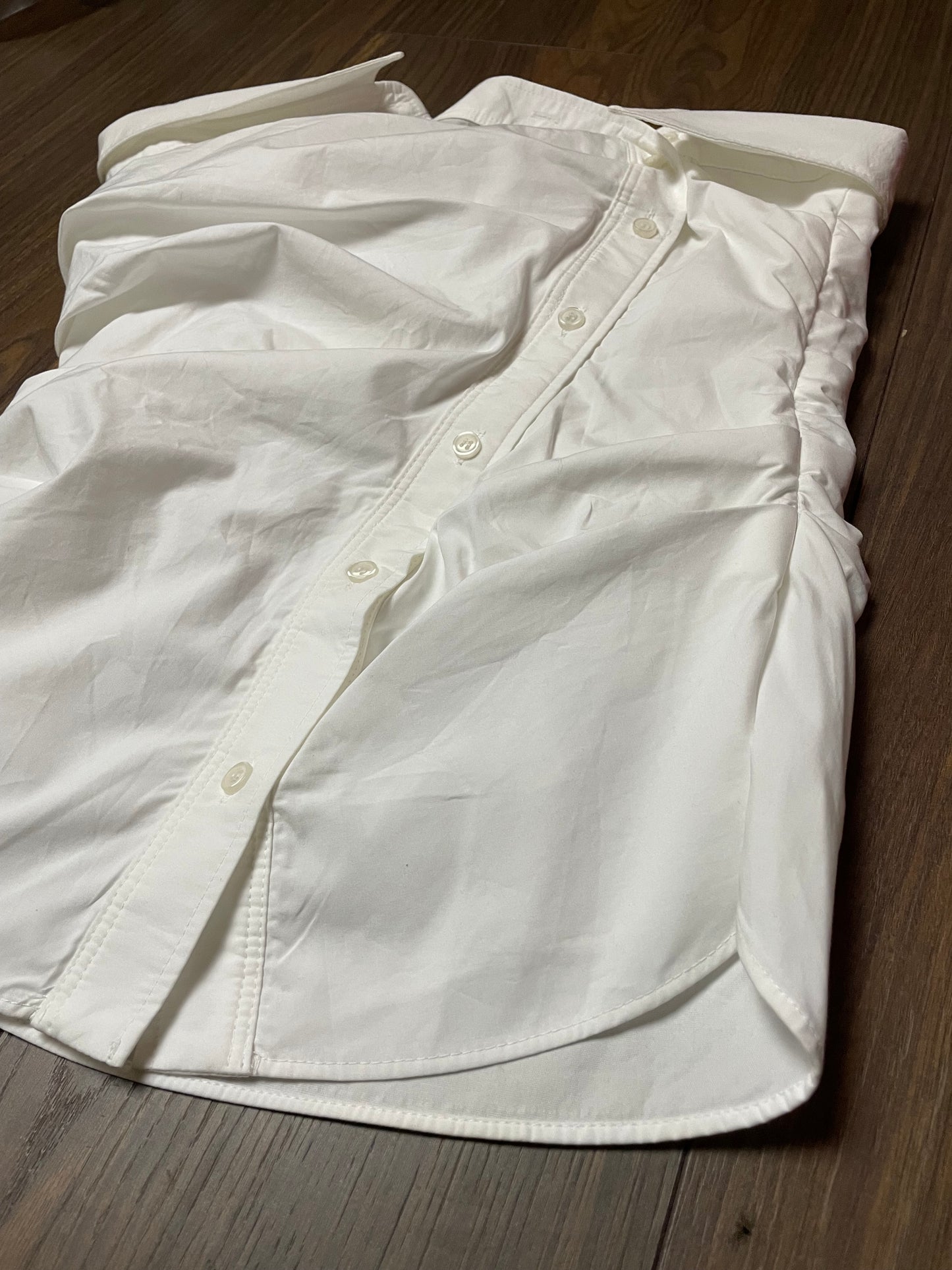 Στράπλες Γυναικεία Μπλούζα ZARA σε Λευκό Χρώμα (Small)