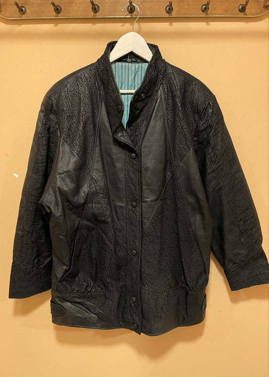 Vintage, Δερμάτινο Γυναικείο Τζάκετ / Πανωφόρι LEPEGRO