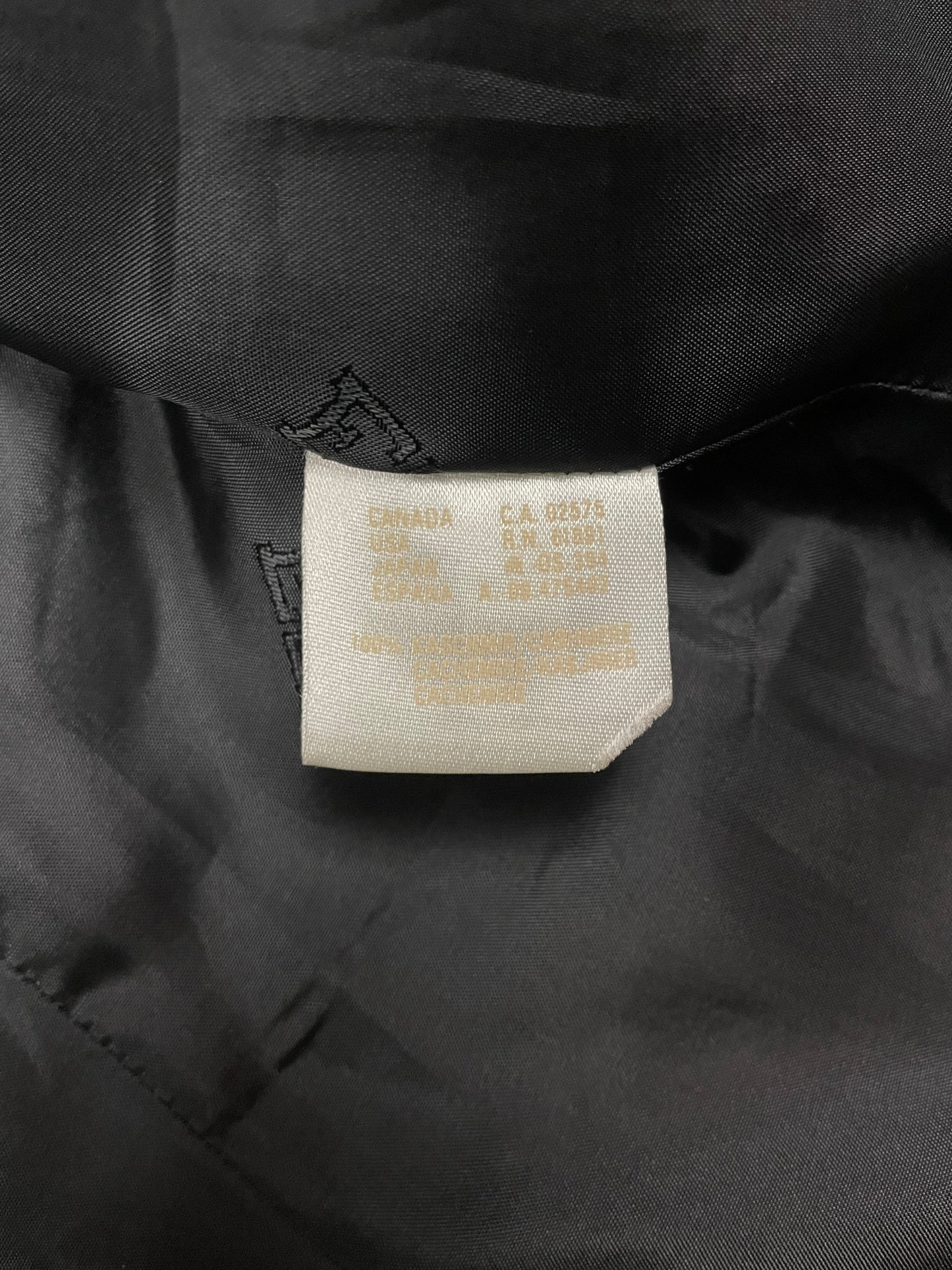 Vintage, Γυναικείο Σακάκι από Κασμίρι ESCADA Margaretha Ley σε Μαύρο χρώμα (Άνετο M)