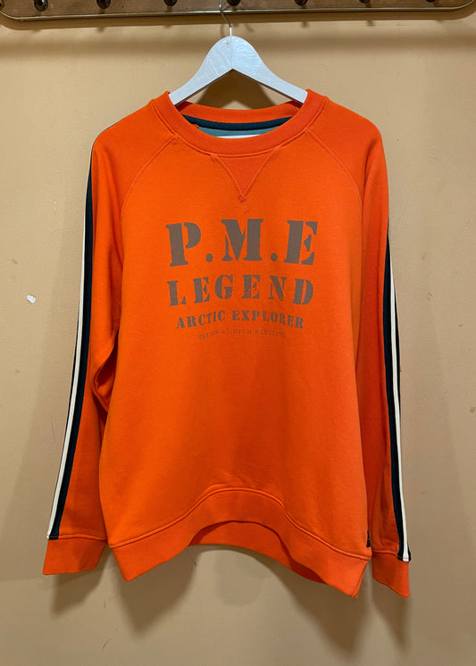 Ανδρική Φούτερ Μπλούζα PME LEGENT σε Πορτοκαλί χρώμα (XL)