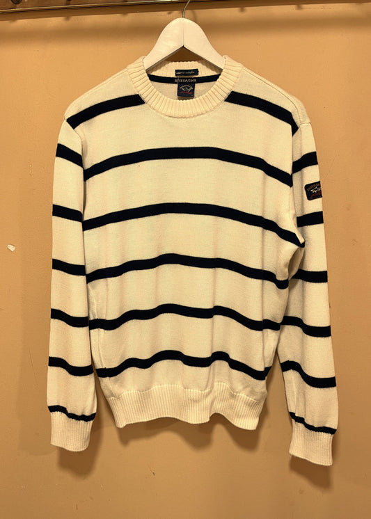 Ριγέ, Μάλλινη Γυναικεία Πλεκτή Μπλούζα / Πουλόβερ PAUL & SHARK