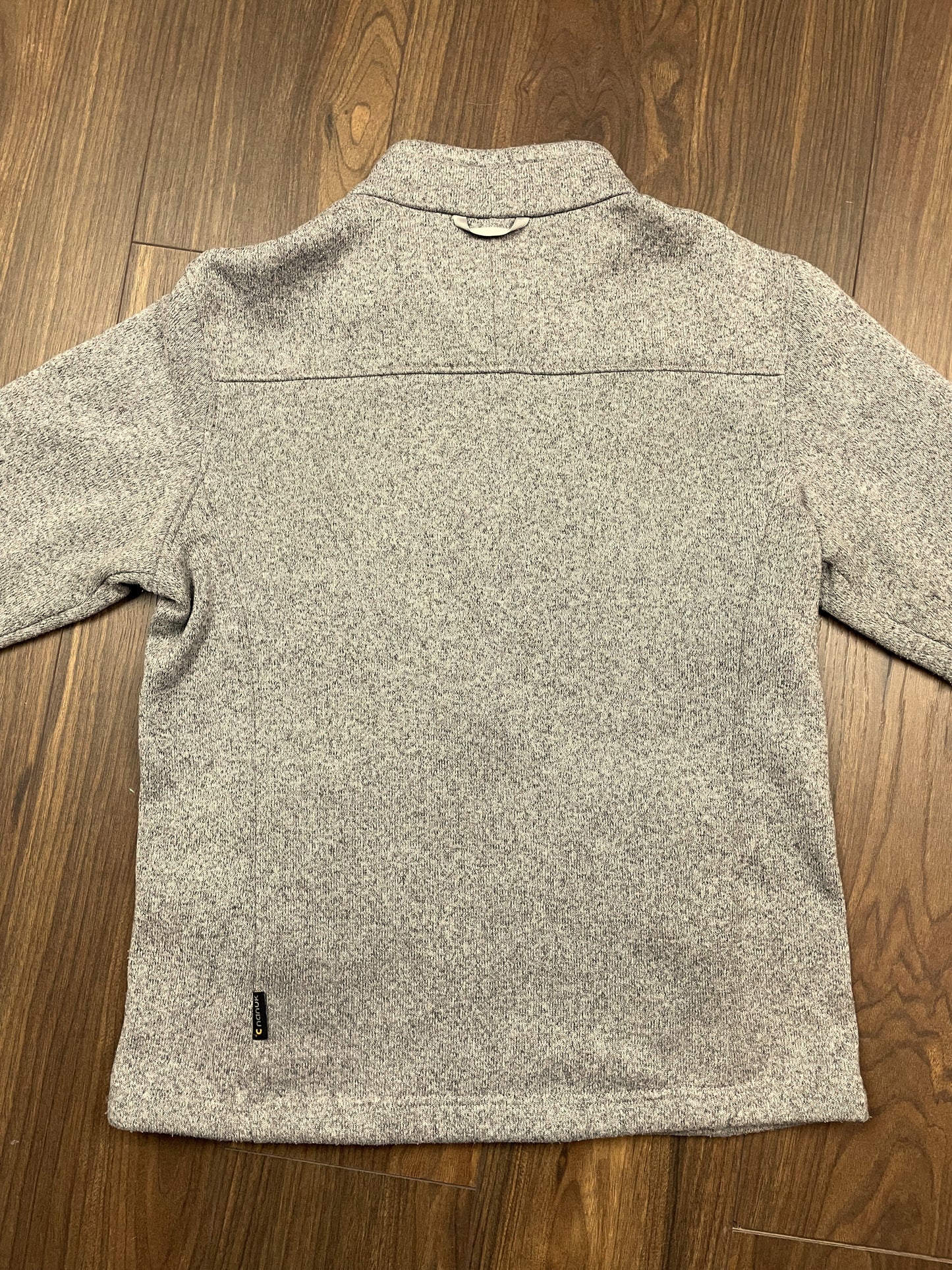 Πλεκτή Ανδρική Ζακέτα JACK WOLFSKIN σε Γκρι χρώμα (Large)