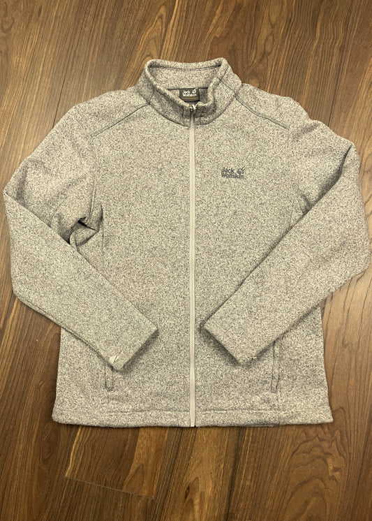 Πλεκτή Ανδρική Ζακέτα JACK WOLFSKIN σε Γκρι χρώμα (Large)