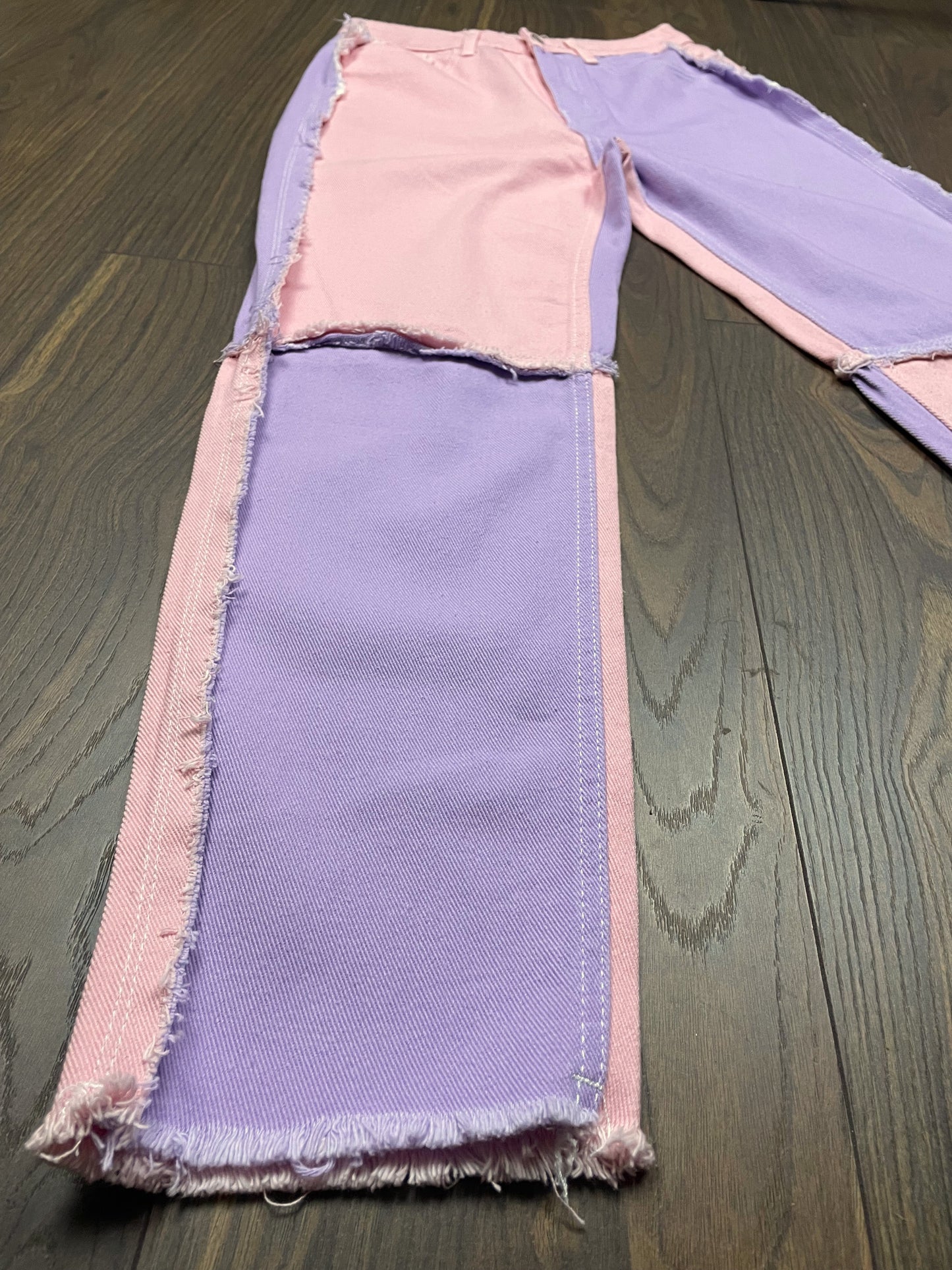 Γυναικείο Τζιν Παντελόνι SHEIN με εξώγαζα σε Ροζ - Λιλά χρώμα (Small)