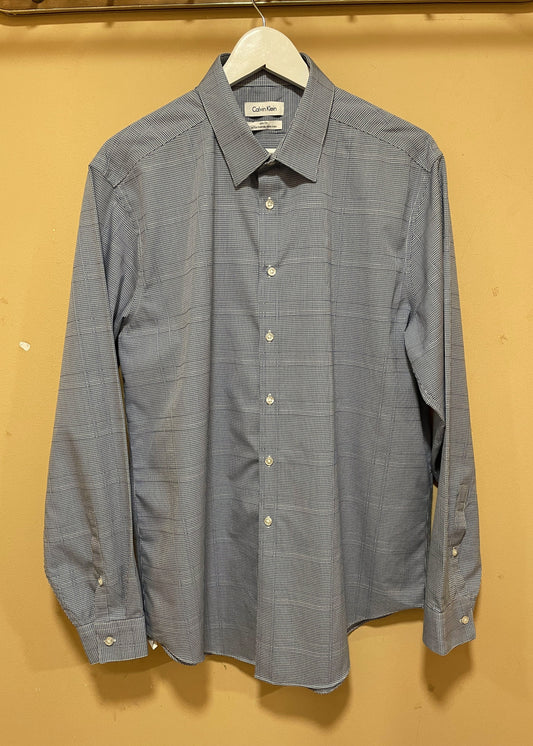 Πτι Καρό Ανδρικό Πουκάμισο CALVIN KLEIN Slim Fit σε