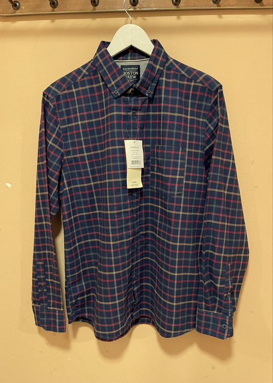 Stock Ανδρικό Μακρυμάνικο Πουκάμισο BOSTON CREW