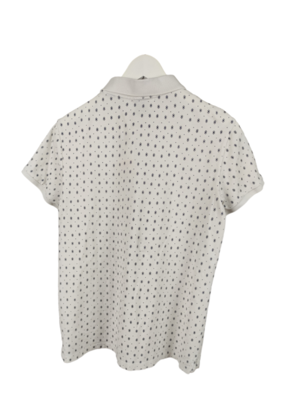 Ανδρικό Polo T-shirt SCOTCH & SODA σε Λευκό με Μοτίβο