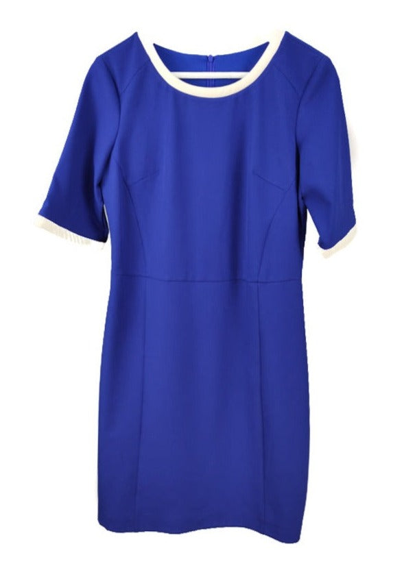 Stock Κοντομάνικο Φόρεμα ES σε Mπλε χρώμα (Small)