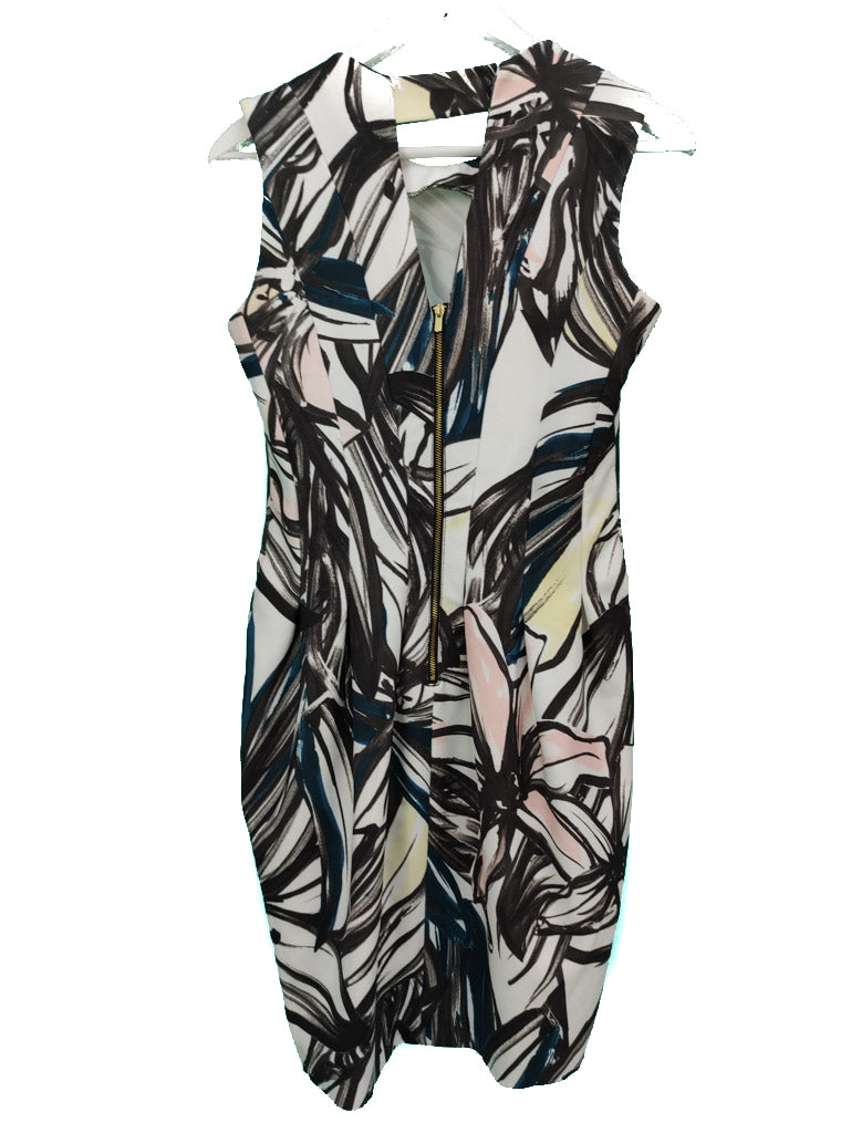 Midi Αμάνικο Εμπριμέ Φόρεμα H&M (Medium)