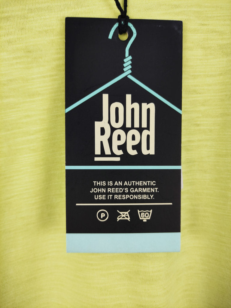 Stock Aνδρικό T-Shirt JOHN REED σε Lime Green