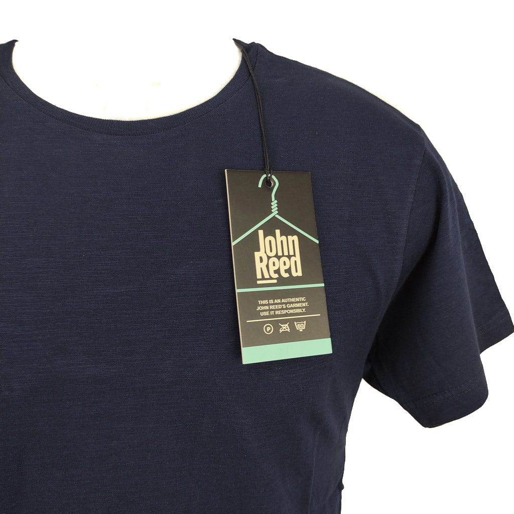 Stock Aνδρικό T-Shirt JOHN REED σε Σκούρο Μπλε χρώμα