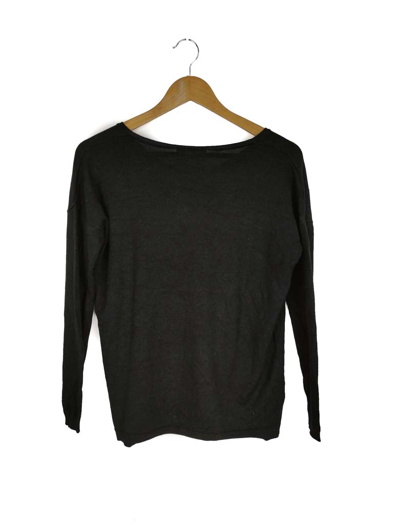 Γυναικεία πλεκτή μπλούζα ATMOSPHERE σε Μαύρο χρώμα (Small)