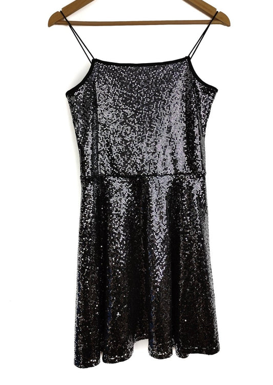 Top Sales 1 - Κλος, Μίνι Φόρεμα NEW LOOK σε Ασημί Χρώμα με Παγιέτες (S/M)