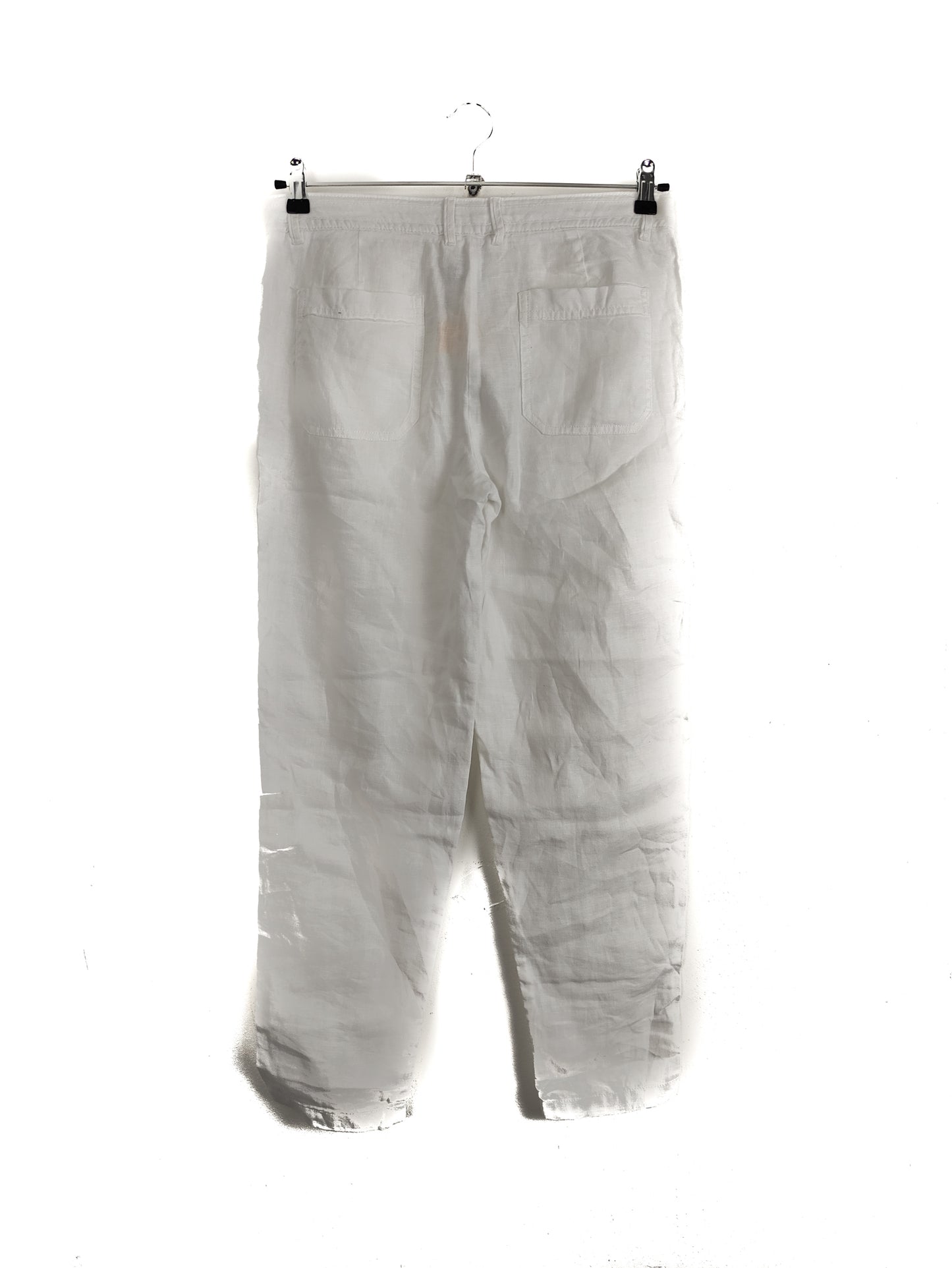 Γυναικεία Παντελόνα LINEN BY F&F σε Λευκό Χρώμα (Medium)