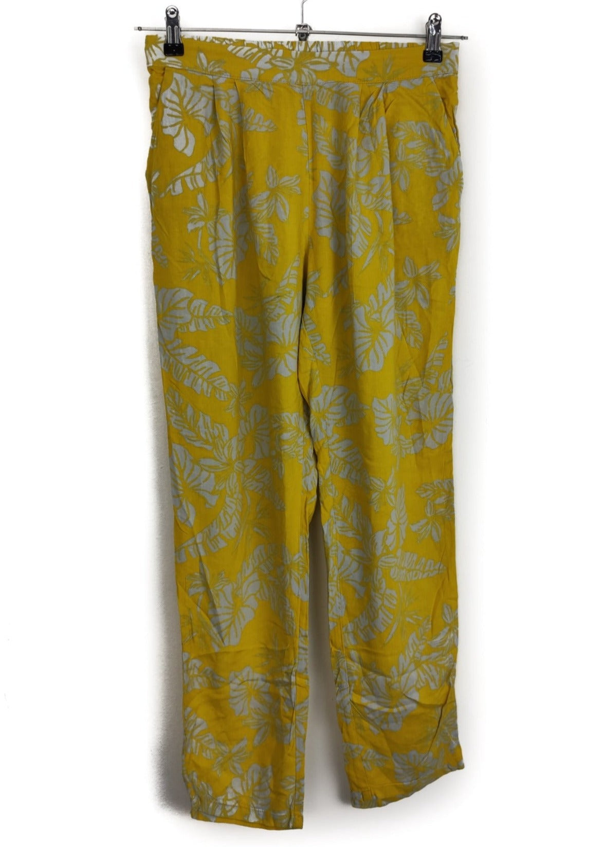 Φλοράλ Γυναικεία Παντελόνα H&M σε Κίτρινο χρώμα (Small)