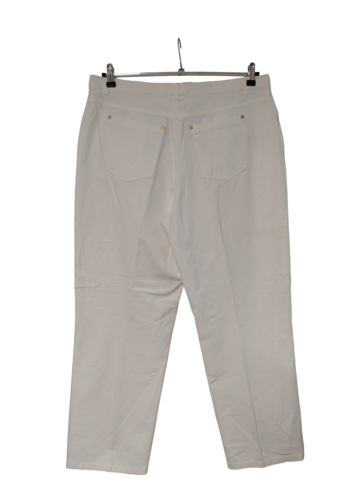 Ανοιξιάτικο Γυναικείο Παντελόνι LUCIA SPORTS σε Λευκό χρώμα (XL/2XL)