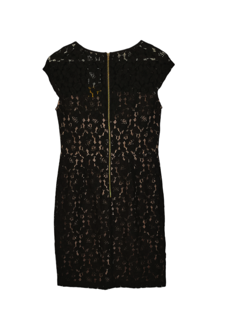 Midi, Δαντελωτό Φόρεμα DOROTHY PERKINS σε Μαύρο Χρώμα (Medium)