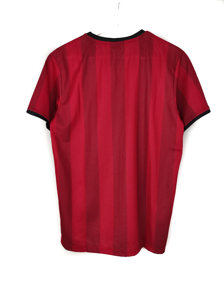 Ανδρικό T-Shirt  JACK & JONES Scarlet Sage / REG Fit, σε Κόκκινο Ριγέ