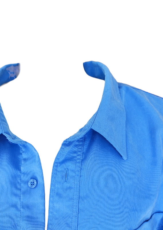 Κοντομάνικο Ανδρικό Πουκάμισο COTTON TRADERS σε Γαλάζιο χρώμα (4XL)