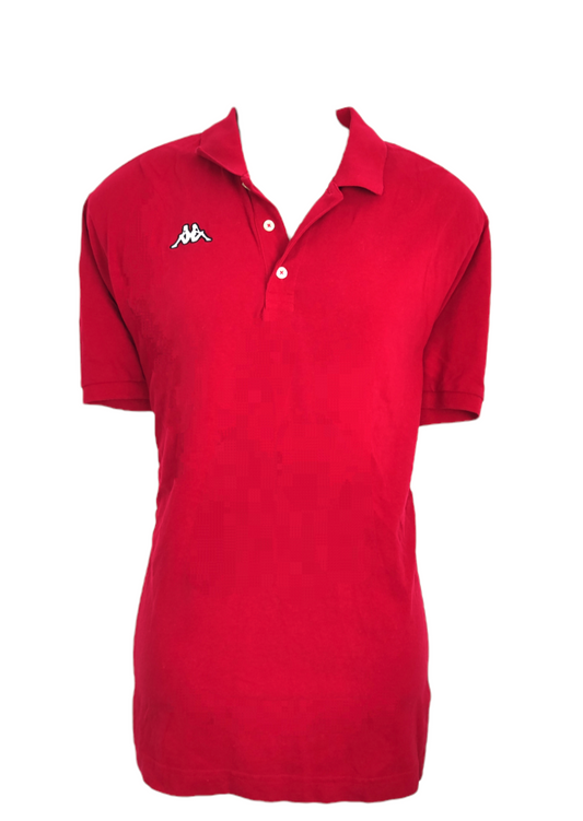 Aνδρική Mπλούζα - T-Shirt KAPPA τύπου Polo σε Βυσσινί Χρώμα (XL)