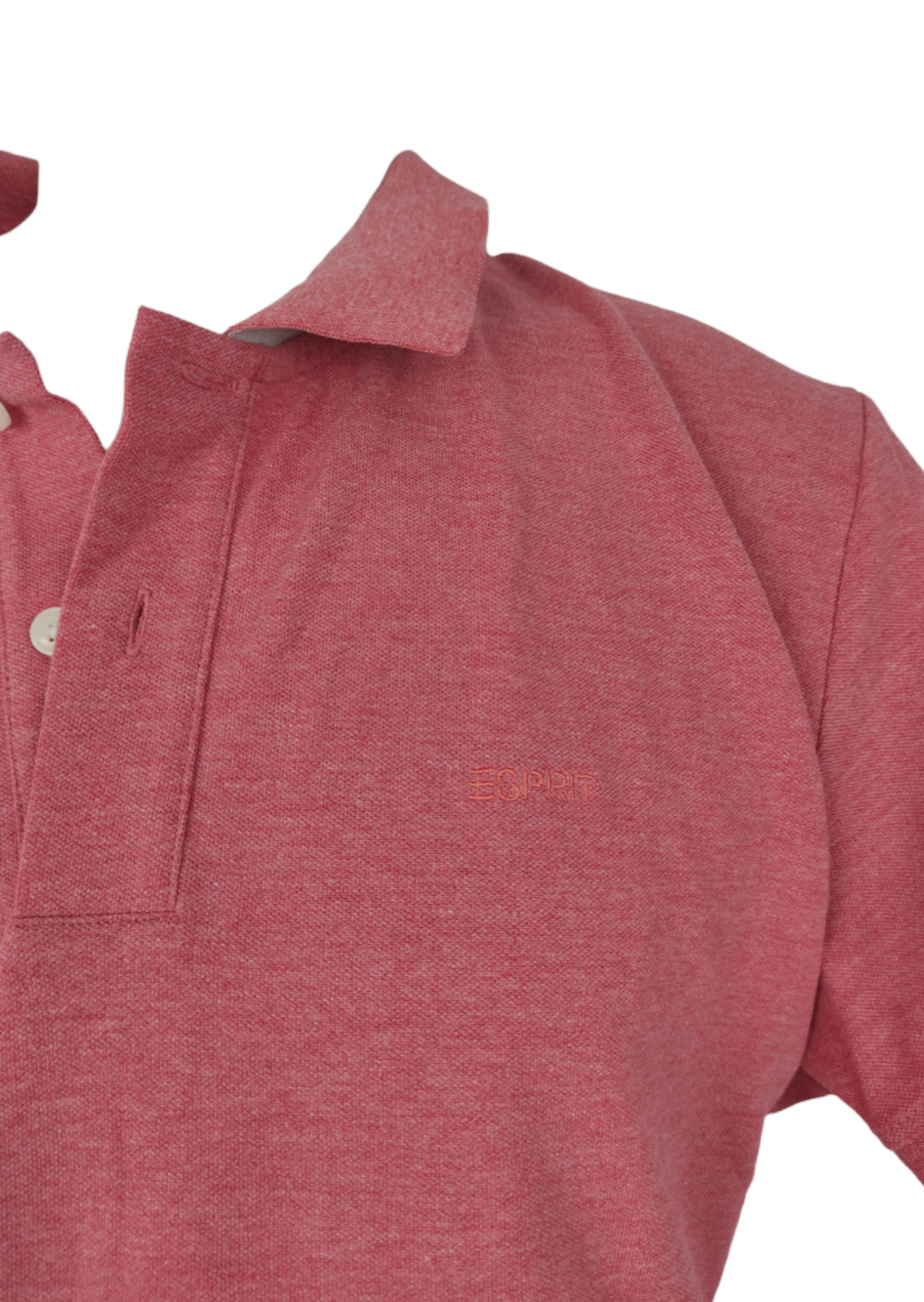Branded Ανδρική Μπλούζα τύπου Polo σε Off Ροζ (Large)