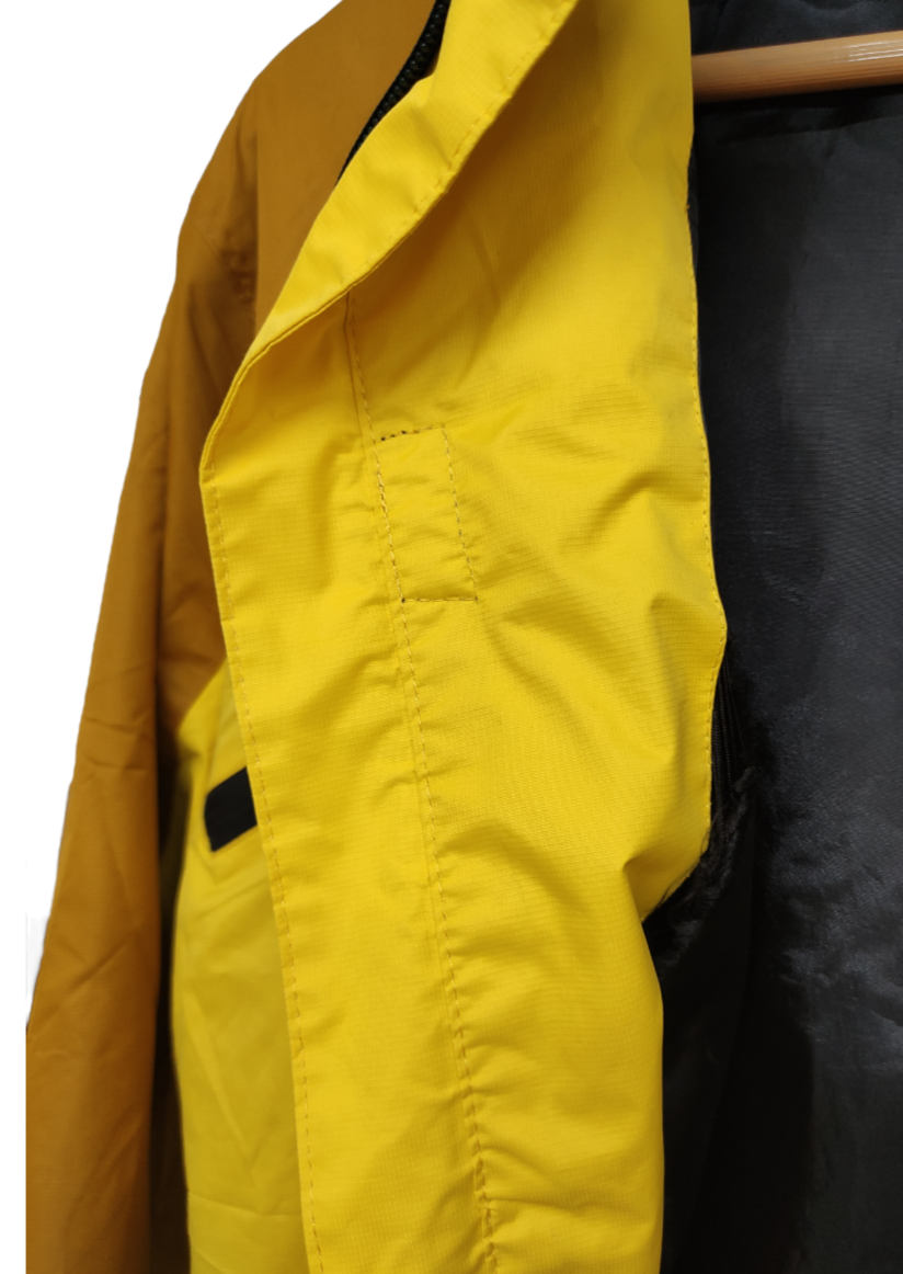 Ανδρικό Μπουφάν με Κουκούλα σε Κίτρινο χρώμα (M/L)