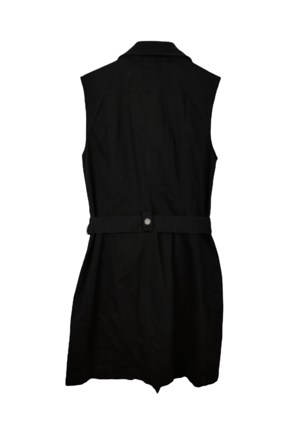 Τζιν, Αμάνικο Φόρεμα σε Μαύρο Denim (Medium)