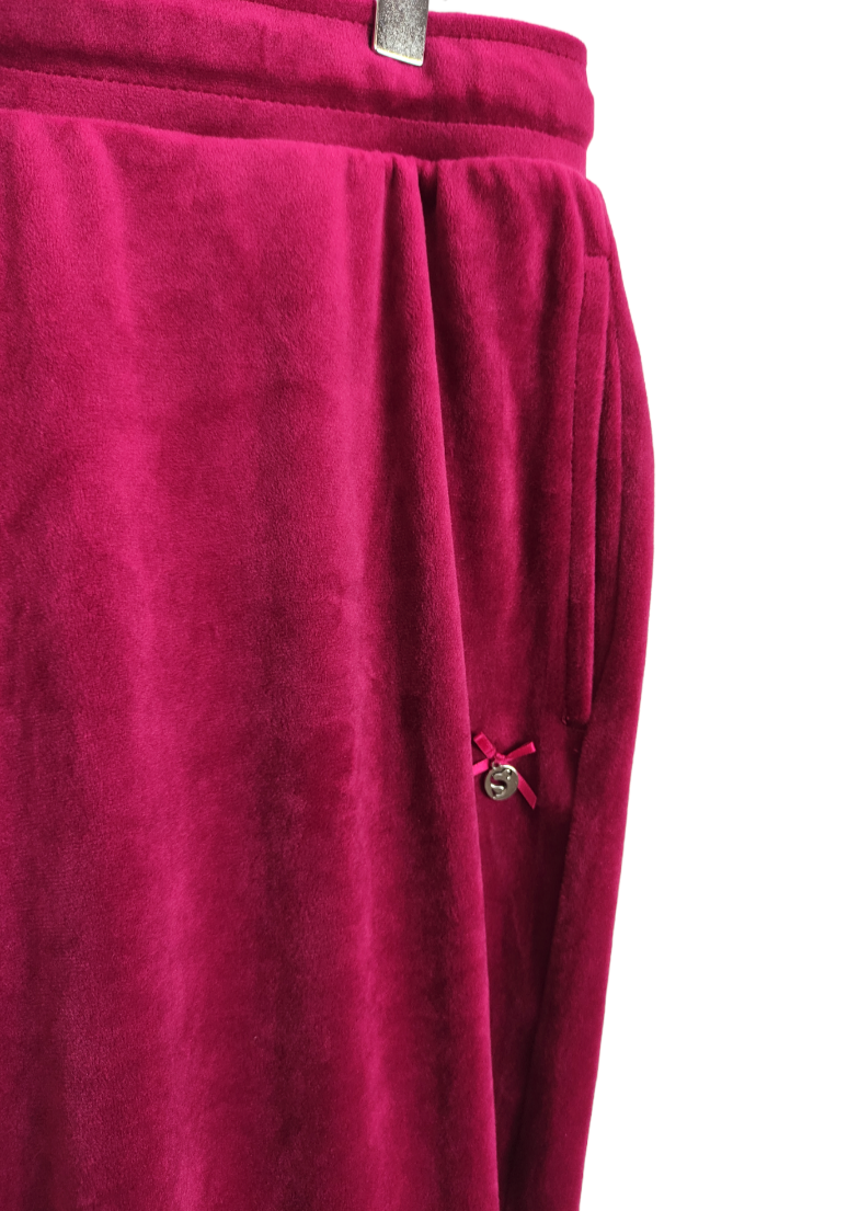 Βελουτέ Γυναικεία Αθλητική Φόρμα SYLVIE MEIS σε Φούξια χρώμα (L/XL)