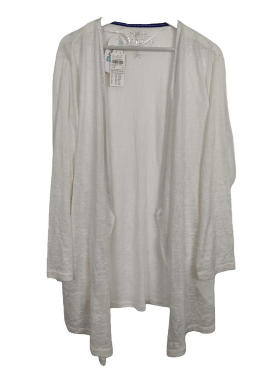 Stock, Ανάλαφρη Γυναικεία Ζακέτα SAMOON σε Λευκό Χρώμα (XL)