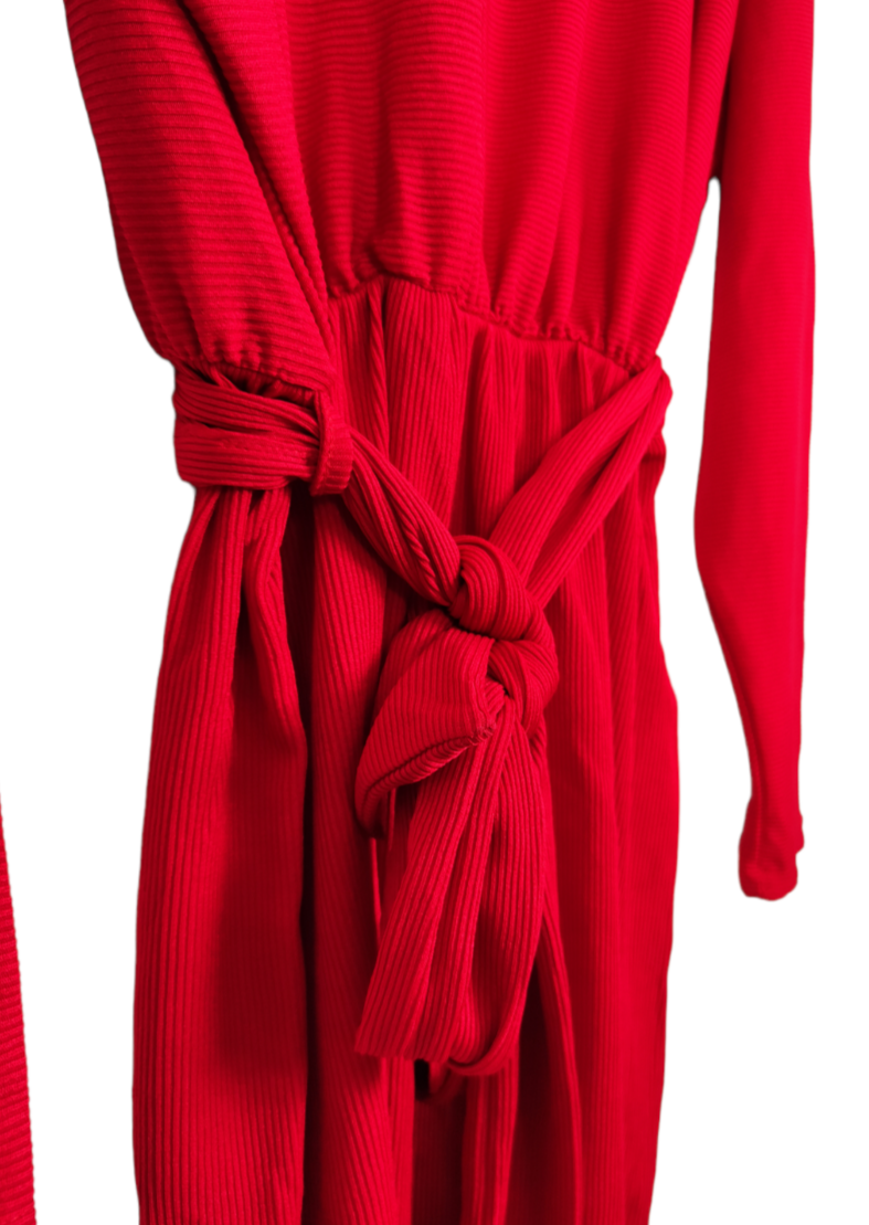 Mini Ελαστικό Φόρεμα LUXTYLE σε Κόκκινο χρώμα της Φωτιάς (Small)