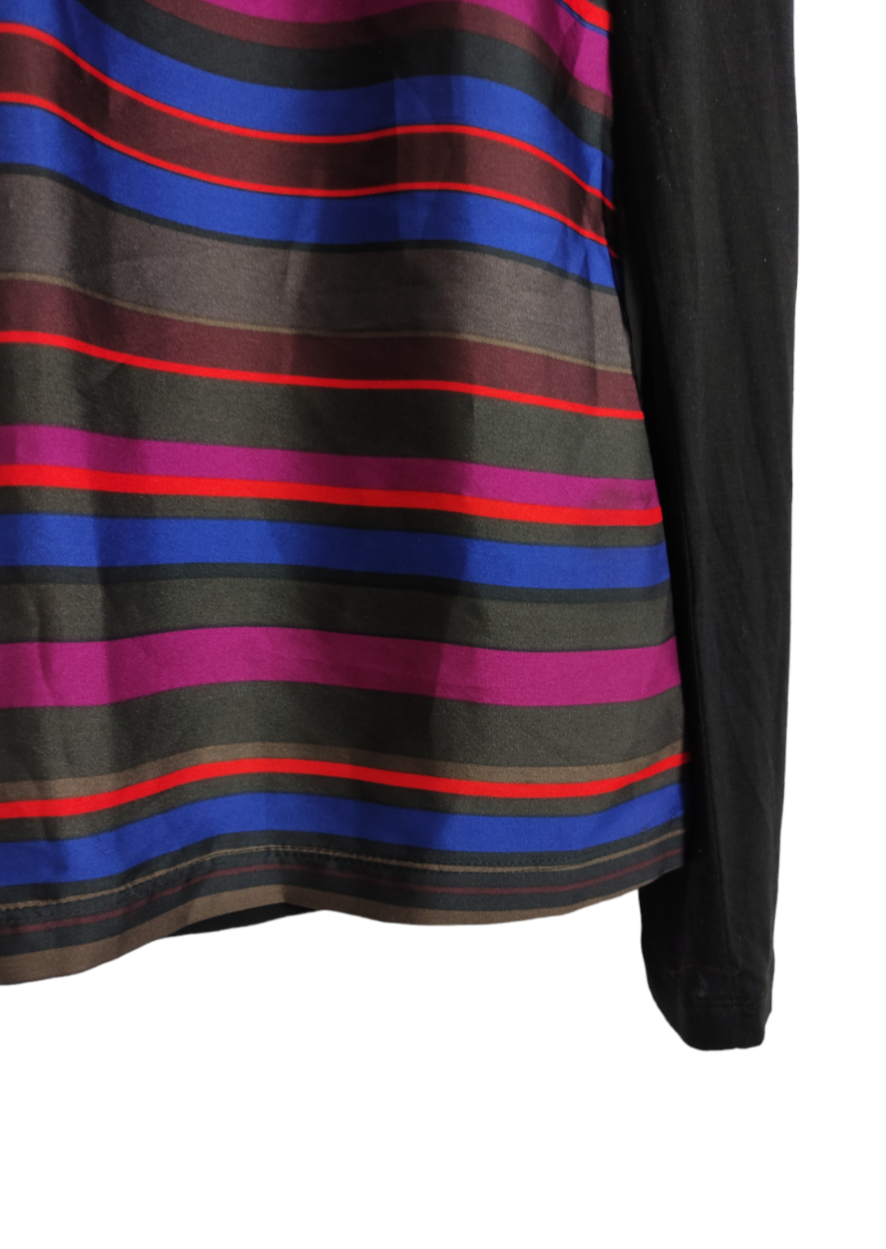 Ριγέ Γυναικεία Μπλούζα COMMA σε Μαύρο χρώμα (Small)