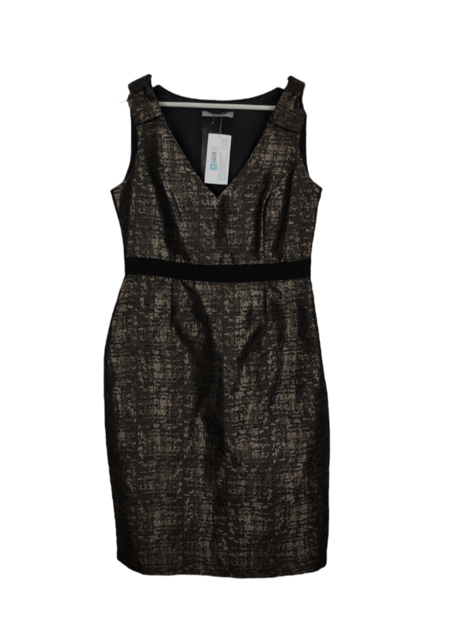 Stock, Lurex Φόρεμα MARKS & SPENCER σε Καφέ χρώμα (Large)