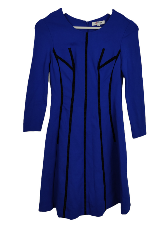 Mini Ελαστικό Φόρεμα MORGAN σε Έντονο Μπλε χρώμα (Small)
