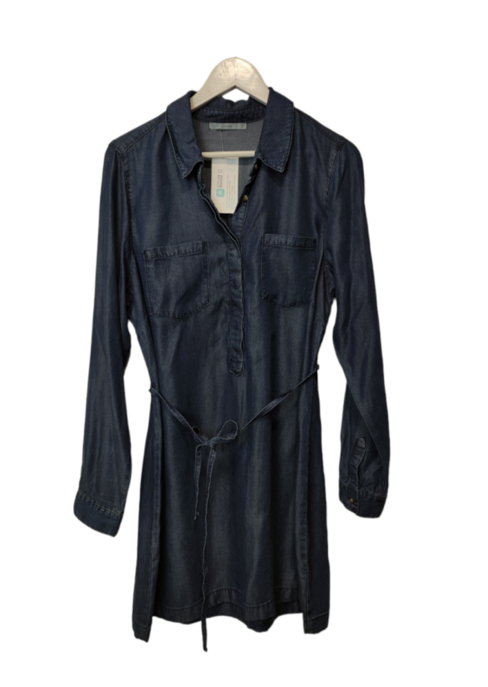 Τζιν Γυναικεία Μπλούζα GEORGE σε Σκούρο Μπλε χρώμα και ζωνάκι (Medium)