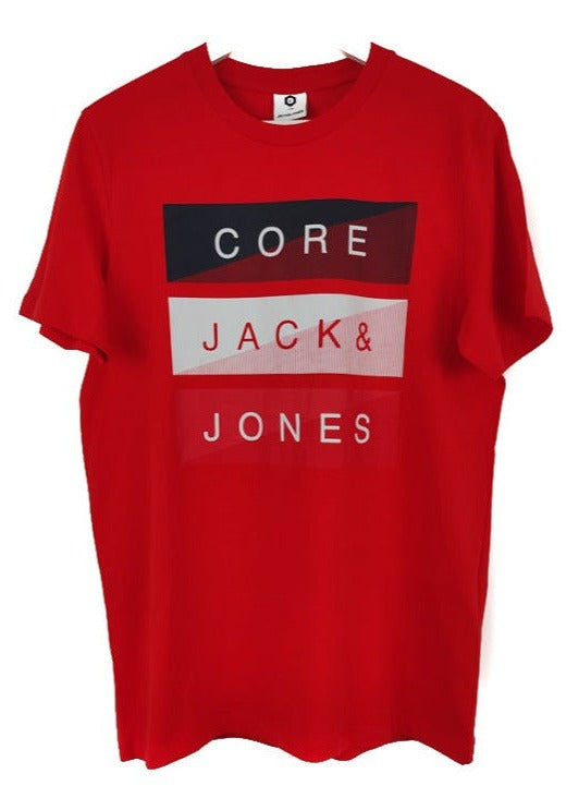 Ανδρικό T-Shirt JACK & JONES Fiery Red (Large)